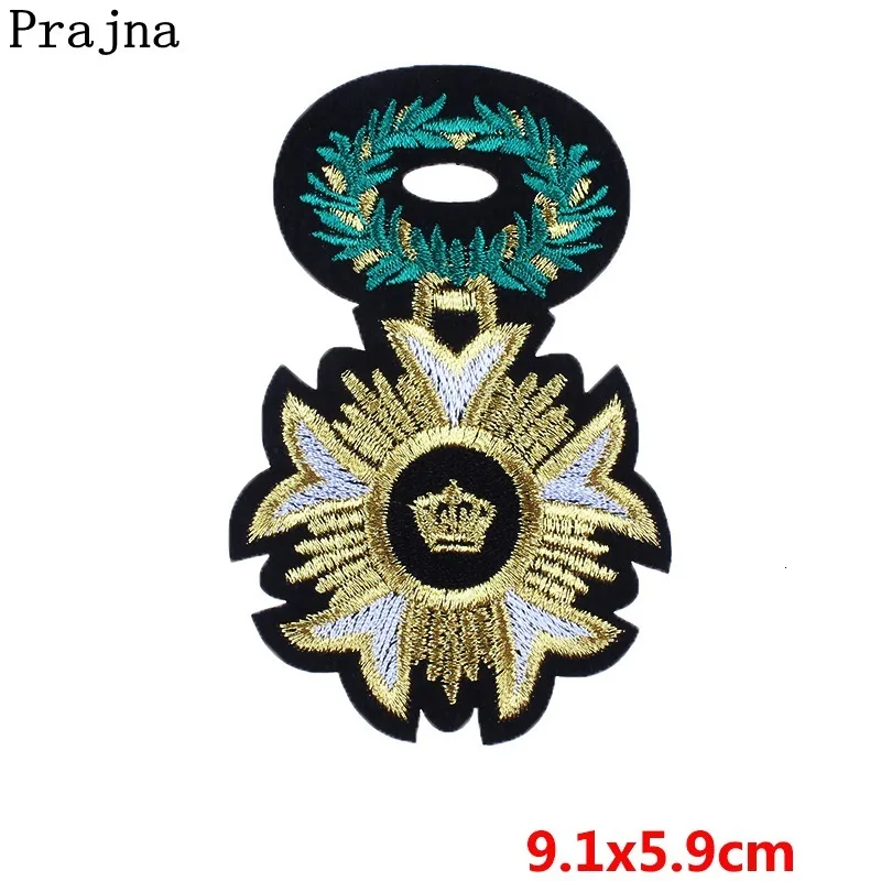 3396 Prajna хиппи вышитые нашивки мультфильм значок нашивки животное лев птица нашивка "Змея" Железная одежда для шитья аксессуары F - Цвет: 3396