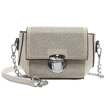 

New Luxury Messenger Bag Ladies Shoulder Bag Chain Purse Mini Exquisite Rhinestone Bag