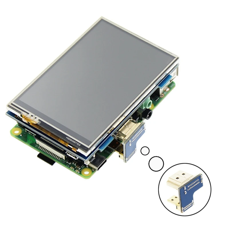 FULL-3,5 дюймов lcd HDMI пресс-экран дисплей TFT ЖК-панель модуль 480x320 для Raspberry Pi 4B Raspberry Pi 3 Model B/B