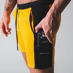 Shorts de marque en coton pour hommes, pantalons de sport, course à pied, poches latérales, Fitness, extensibles, pantalons de Jogging, été 
