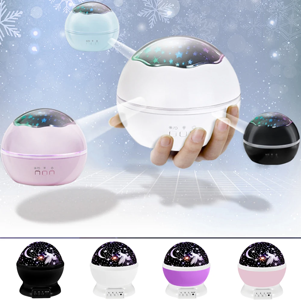 новый   LED   звездный свет   мечты   вращение   романтика   проекционная лампа 