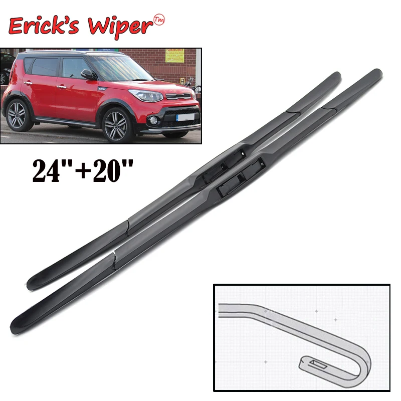 Erick's Wiper Front Wiper Blades For Kia Soul Mk2 2014 2015 2016 2017
