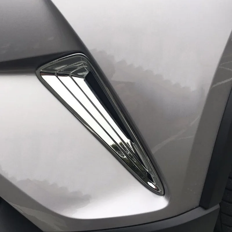Для Toyota Chr C-Hr внешняя Abs Непористая передняя решетка облицовки радиатора передняя решетка противотуманная фара аксессуары