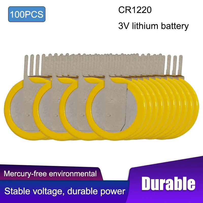 Cr1220 Button Cell Batteries Button Battery Cr 1220 3v Coin Cell Battery Cr 1220 Button