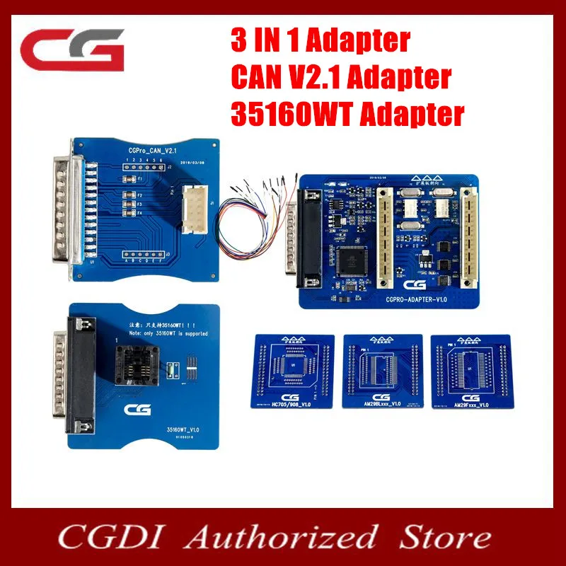 Программатор CG Pro 9S12 адаптер CAS4 CAN V2.1 35160WT и HC705/908 AM29FXXX AM29Blxxx 3 в 1 для PRO | Автомобили