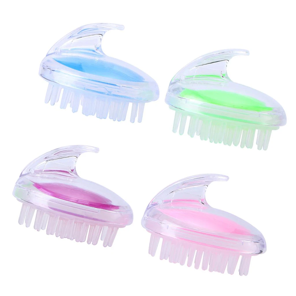Professional Scalp Massaging Comb Silicone Scalp Massager Shampoo Brush, Shower Comb for Hair Growth Beard Pet Grooming