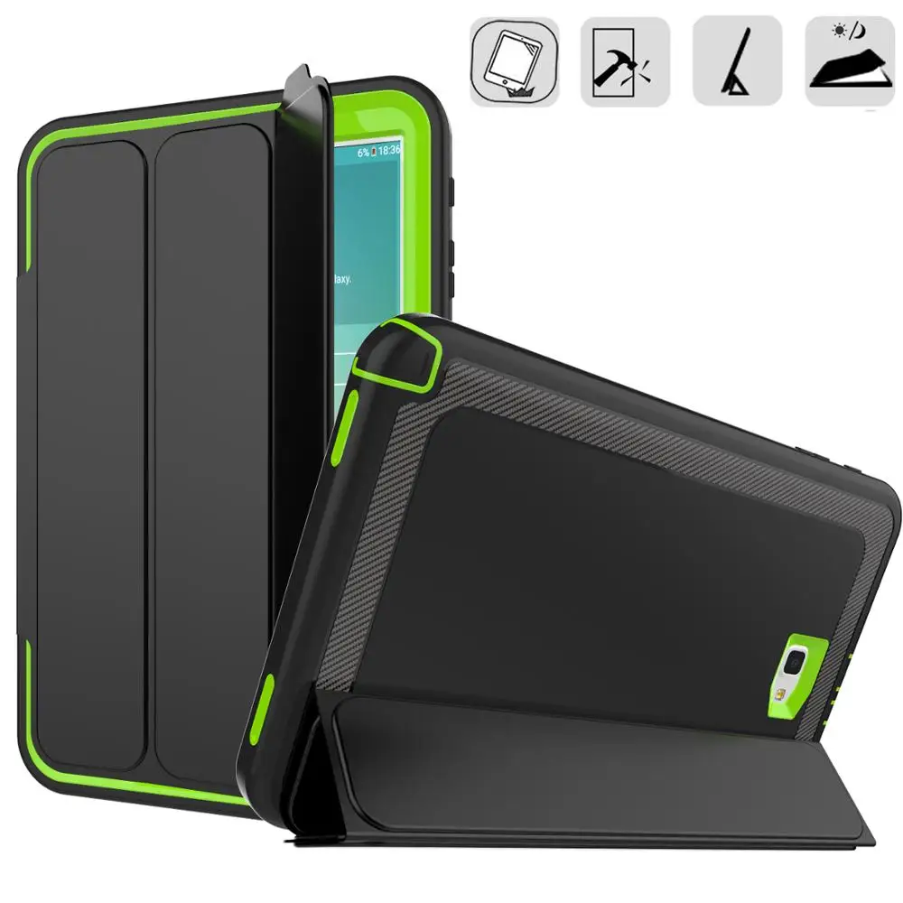 Для samsung Galaxy Tab A 10 1 T580 T585 SM-T580 Smart Cover Funda Защитная пленка для экрана детей