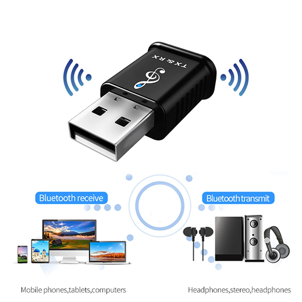 2 в 1 автомобильный мини Bluetooth 5,0 3,5 мм AUX Jack аудио рецептор USB аудио адаптер приемник Беспроводная Музыка для автомагнитолы стерео