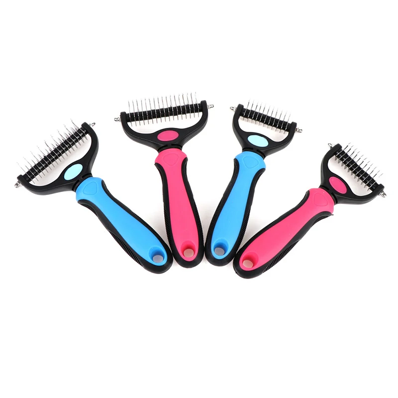 

Shedding Tools Removal Comb for Dogs Cat Pet Fur Knot Cutter Pet Cat Hair Brush One/Double Side Pet Products Dog Grooming