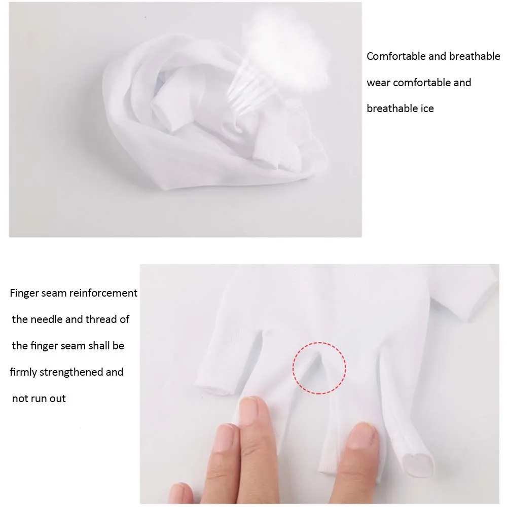 1 Pair Anti UV Radiation Protection Gloves UV Protection Glove Nail Art Gel Anti UV Glove UV LED Lamp Nail Dryer Light Tool