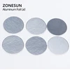 ZONESUN induction sealing customized size plactic laminated aluminum foil lid liners 500pcs for PP PET PVC PS ABS glass bottles ► Photo 2/5