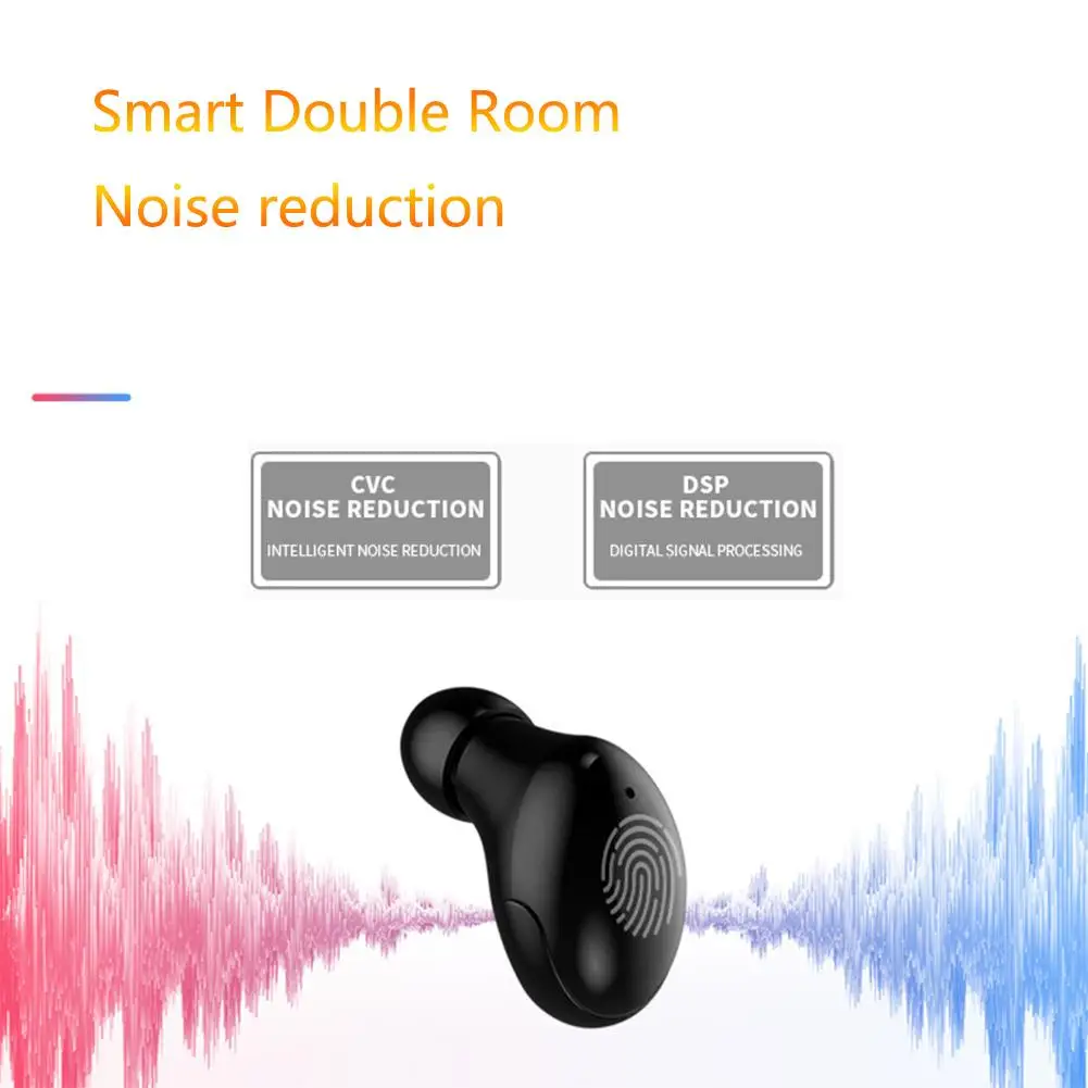 Наушники-вкладыши TWS Bluetooth Беспроводной наушники Bluetooth 5,0 наушники стерео наушники-вкладыши Наушники с защитой от пота наушники с Портативный 2000 мАч зарядным устройством