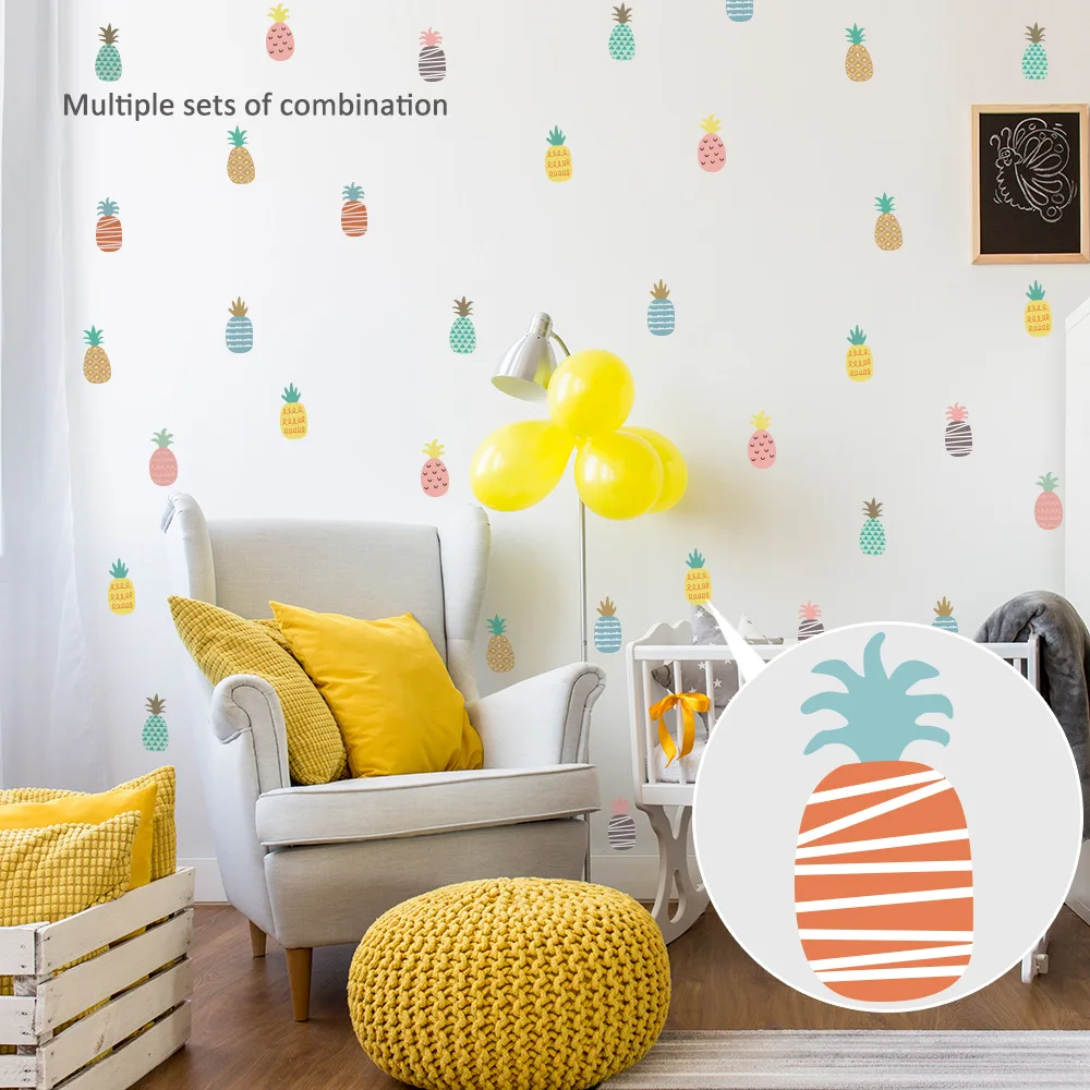 

Nordic Wind Sticker Wall Stickers For Kids Room Bedroom Nursery Creative Background Wallpaper Decoration Decals