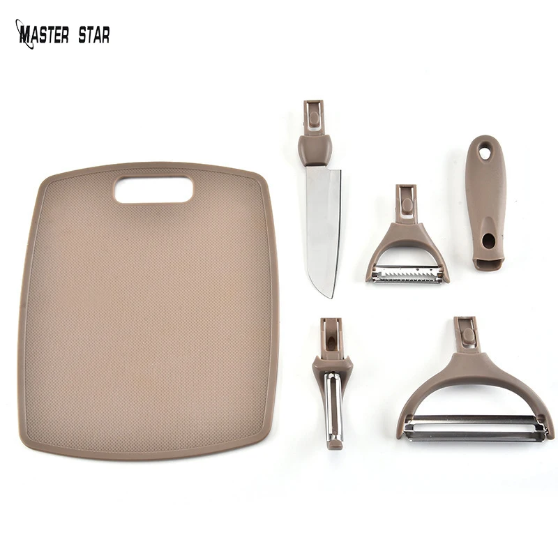 

Master Star 5PCS Set Vegetable, Potato Peeler Shredded Vegetable Cutter Fruit Graters Planer Tools accessories