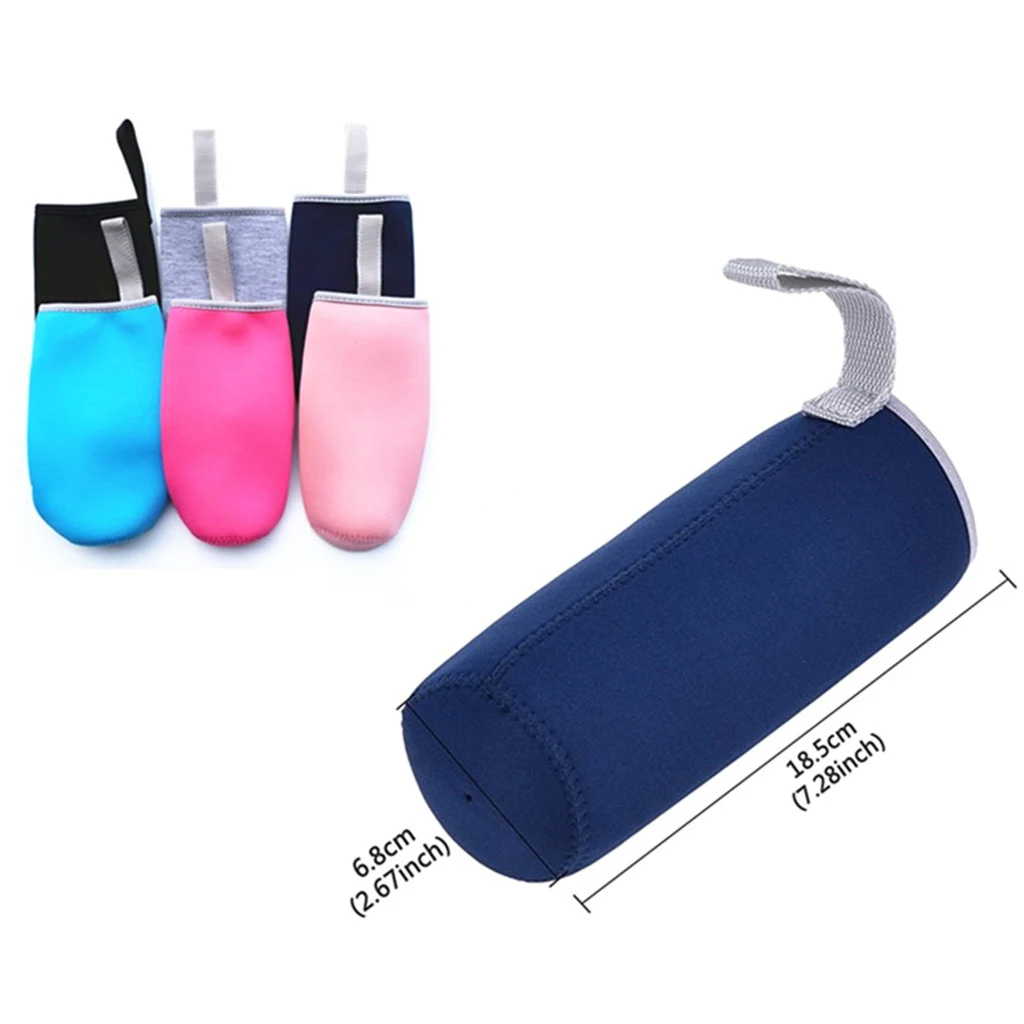 550ml Travel Cycling Bicycle Bike Cycle Sports Water Bottle Cup Kettle Holder Sleeve Neoprene Cover Carrier Pouch Bag - 5 Color