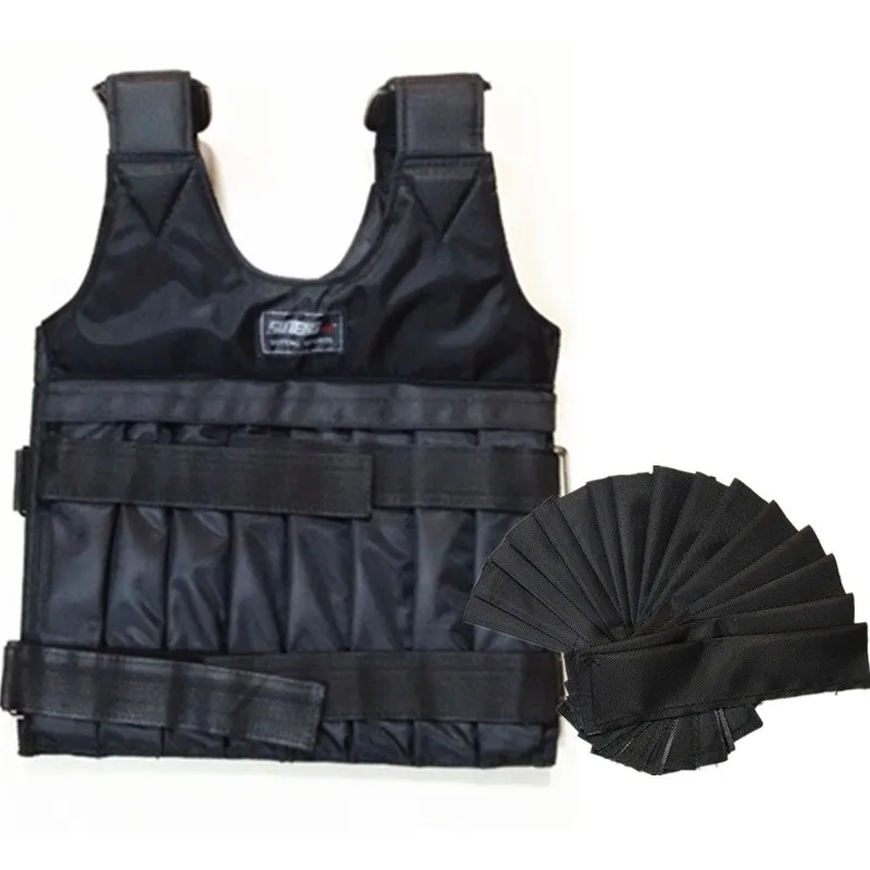 Details about   Running Loading Weighted Vest Jacket Load Weight Vest Exercise Boxing Training 