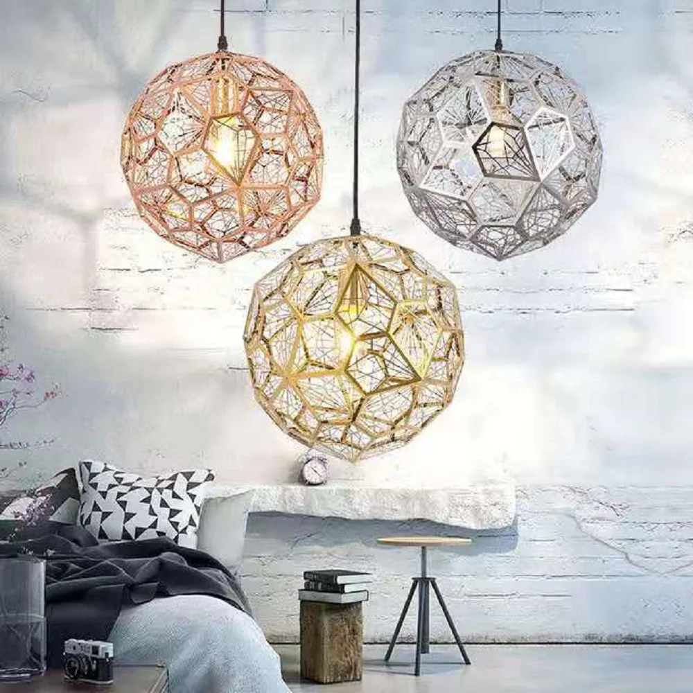 

INS wind nordic creative design diamond ball pendant lights restaurant Chandelier Pendant Lights Luminaire Suspendu Lights