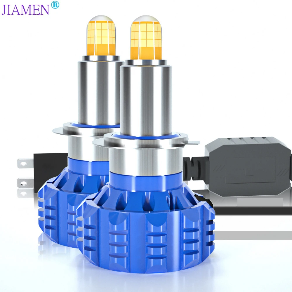 

JIAMEN 15000LM 360 degree H4 LED h7 Canbus H1 H11 LED Bulb H8 H9 9005 9006 Auto Car Headlight 6000K Fog Light No Error CSP 12V