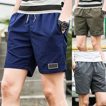 New Shorts Men Hot Sale Casual Beach Shorts Homme Quality Bottoms Elastic Waist Fashion Brand Boardshorts Plus Size 5XL