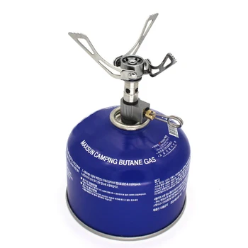

Mini Outdoor Camping Stove Portable Integrated Windproof Gas Stove Hiking Camping Riding Fishing Ultralight Picnic Stove