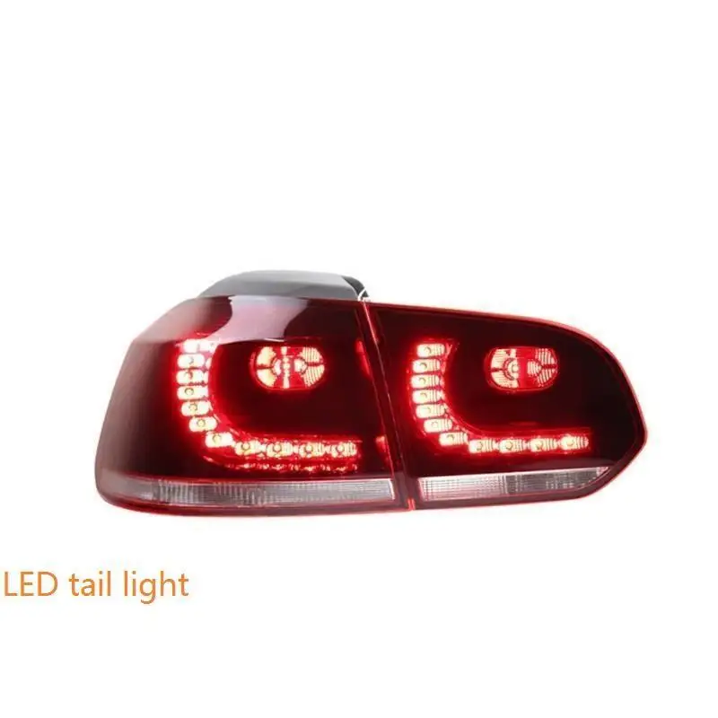 MODEL K Luces Para Авто Стайлинг боковой указатель поворота Drl светодиодные фары Задние Автомобильные фары в сборе 08 09 10 11 12 для Volkswagen Golf 6 - Цвет: MODEL K