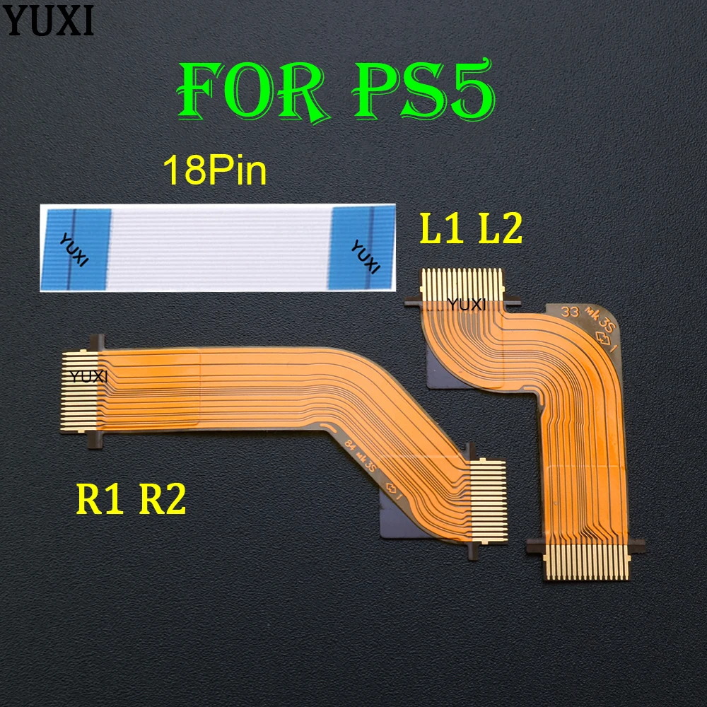 Yuxi For Ps5 Left Right L2 R2 Motor Connect Ribbon Flex Cable
