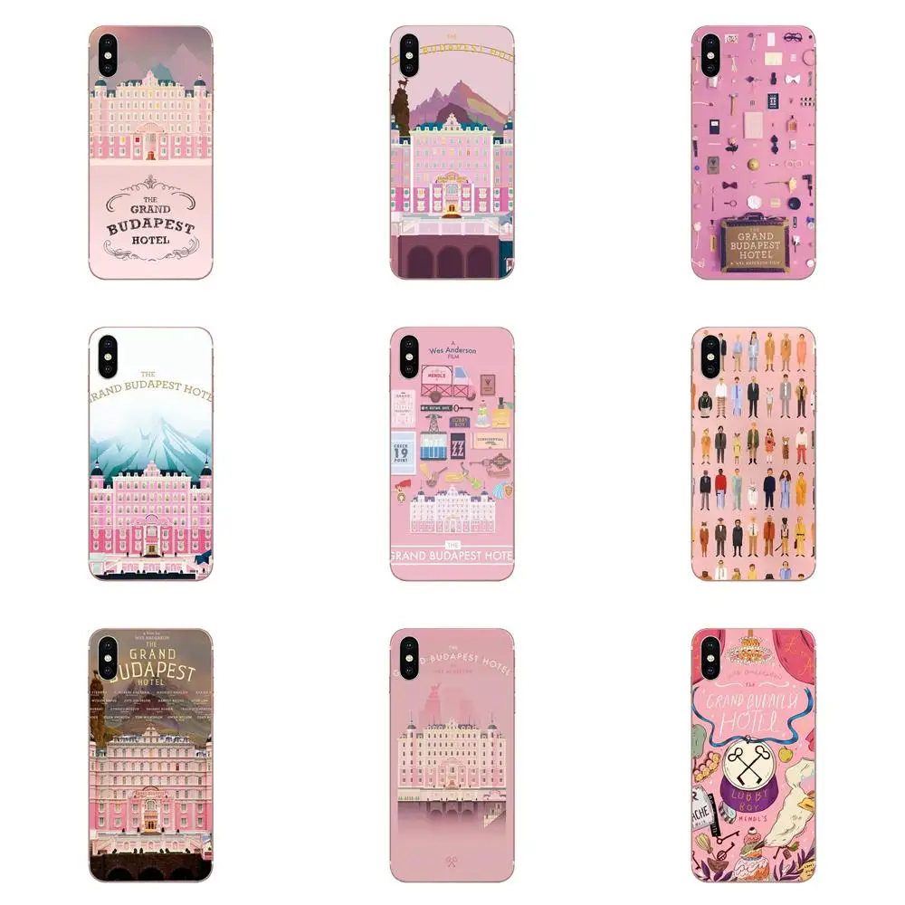 Wes Grand Budapest Дизайн гостиницы силиконовые прозрачные чехлы для Apple iPhone 4 4s 5 5C 5S SE 6 6S 7