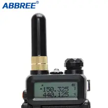 Abbree AR-805S UHF+ VHF двухполосный антенна SMA-Female для Baofeng UV-5R UV-82 BF-888S UV-9R плюс Ham 2 Way Радио иди и болтай Walkie Talkie Abbree AR-805S UHF+ VHF двухполосный антенна SMA-Female для Baofeng UV-5R UV-82 BF-888S UV-9R плюс Ham 2 Way Радио иди и болтай Walkie Talkie