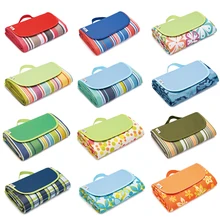 145x180/145x200/195x200 см Водонепроницаемый складной Открытый Кемпинг Коврик для йоги расширить коврик для пикника плед пляж Одеяло Детские многопользовательский мат