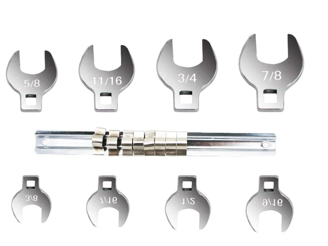 Crows Foot Wrench Set 8 Piece 3/8 Drive (Neilsen CT0747