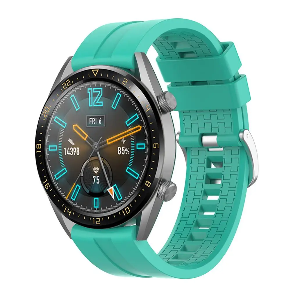 22 мм силиконовый ремешок для часов Ремешок для huawei Watch GT Active huawei часы волшебный браслет аксессуары