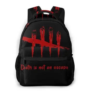 

Death Is Not An Escape Backpack for Girls Boys Travel Rucksack Dead By Daylight Backpacks for Teenage