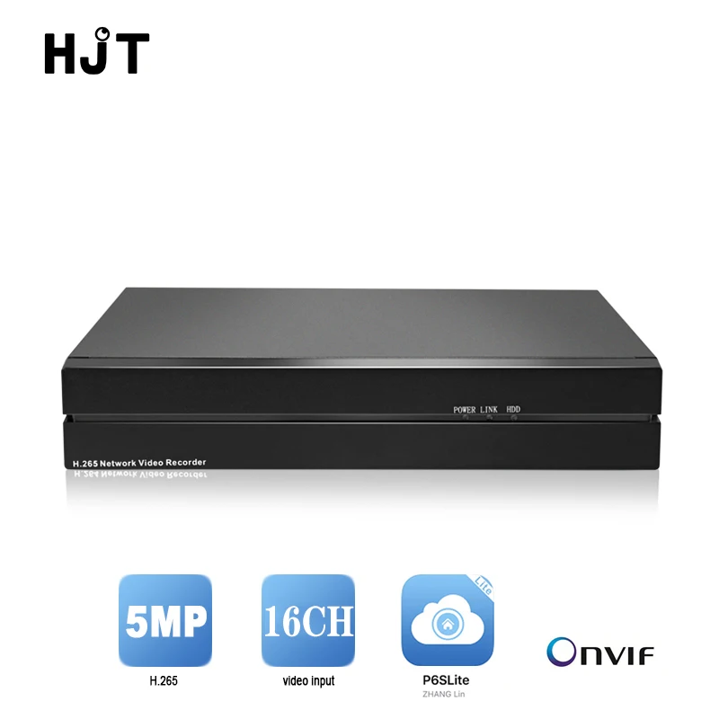 Видеорегистратор HJT H.265/H.264 16 канальный сетевой видеорегистратор с поддержкой HDMI