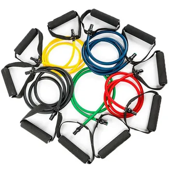 

120cm Elastic Resistance Bands Yoga Pull Rope Fitness Rope Rubber Bands For Fitness Equipment Expander Exercise Tube Training 40