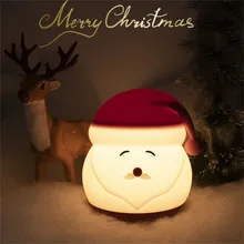 

Colorful Santa Claus Night Light Decoration Lights Bedroom Decor Xmas Atmosphere Light Lamp Festival Child's Gift Night Lamp