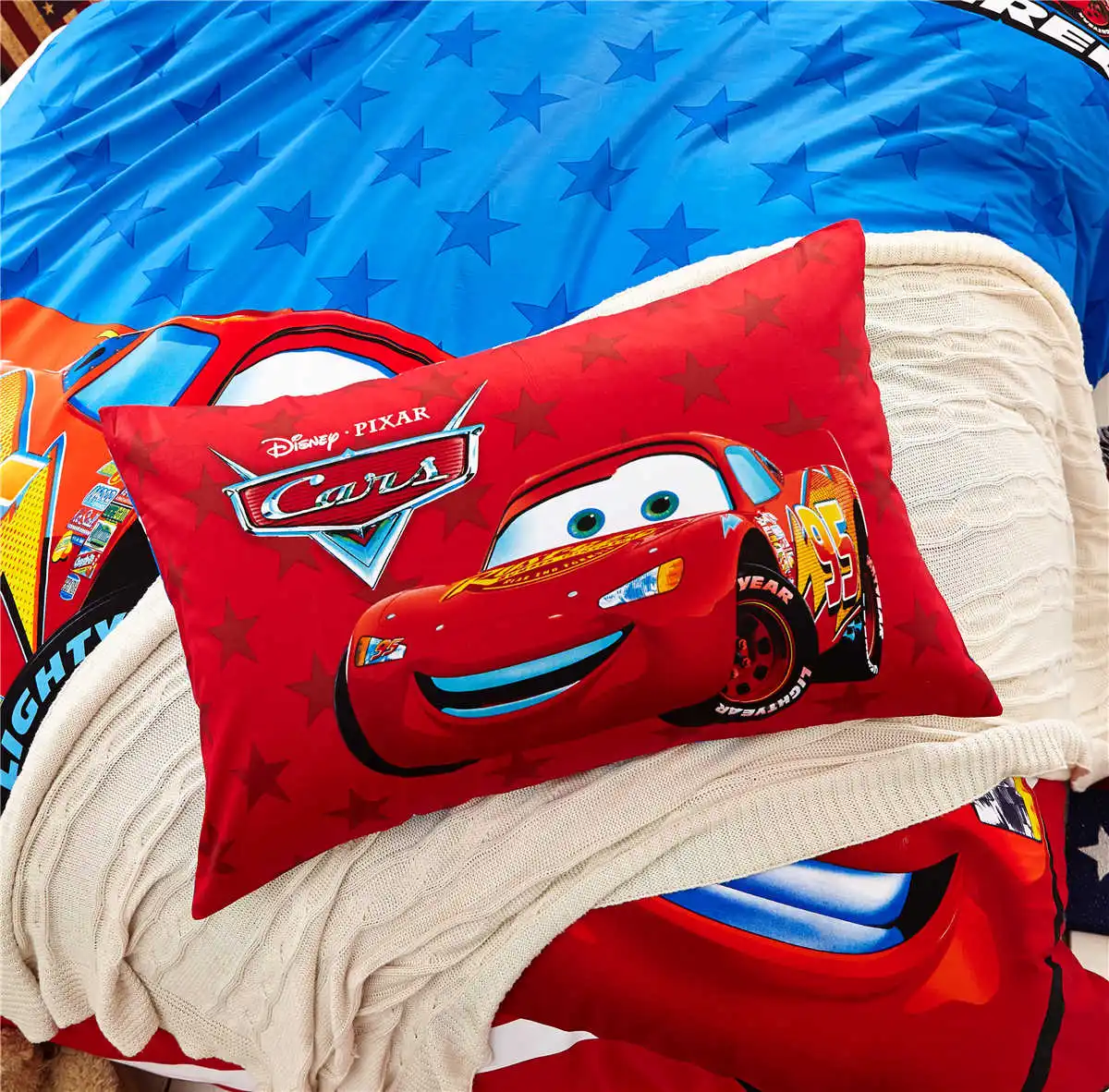 Disney хлопковые наволочки для подушек с изображением героев из мультфильмов, 1 штука с Винни-пухом для м/ф Винни-Пуха и Mcqueen стежка пара наволочка декоративные Pillowshams 48x74 см - Цвет: 138