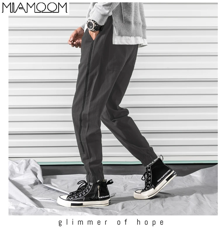 

Men Pants The New Fall Men's Slacks Are Loose-fitting Men's Nine-point Slacks Men Joggers