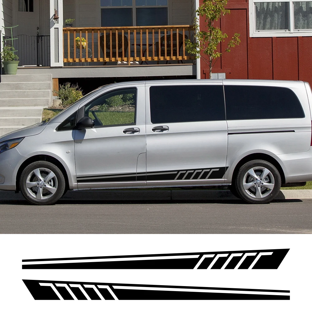 2 шт. для Mercedes V класс Вито виано автомобильный боковой двери наклейки на авто DIY