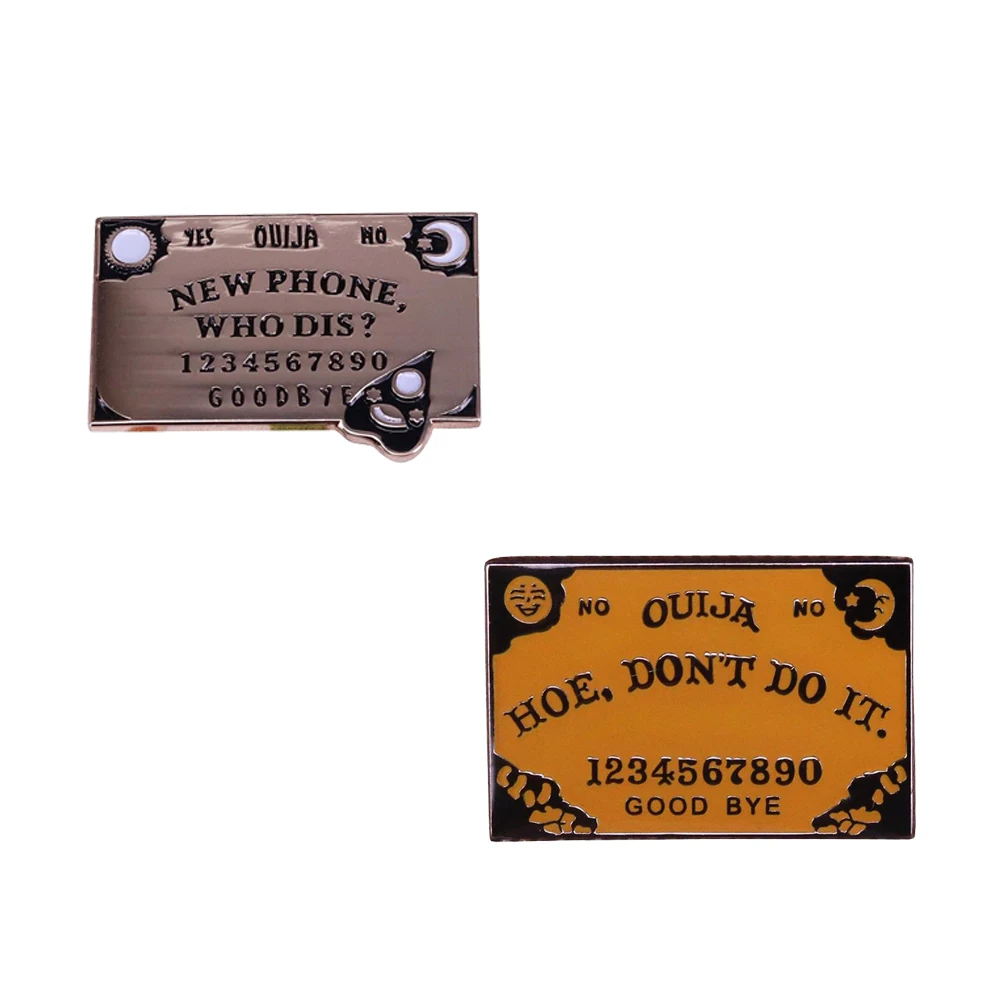Ouija эмалированная булавка для доски очаровательная брошь в виде планчета тайна
