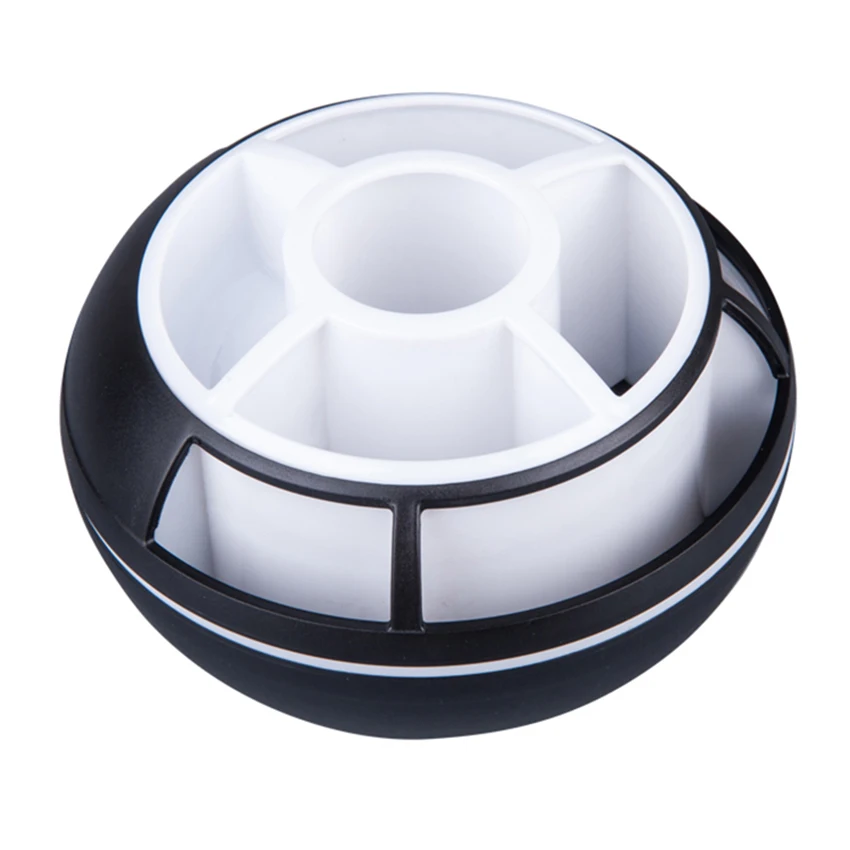 

360 Degrees Rotating Pen Holder Office Desktop Organizer Stand Box, Multi-grids Stationery Storage Boxes Pen Holders Container