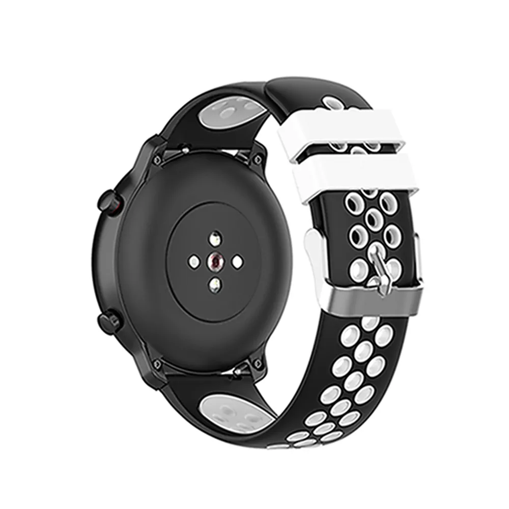 Универсальный силиконовый 22 мм ремешок для часов для Garmin для huawei для samsung для Asus ремешок для часов для Ticwatch pro замена