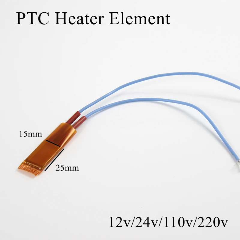 1 шт. 25x15 мм 220 в 80 градусов Цельсия PTC нагревательный элемент постоянный термостат изолированный термистор керамическая нагревательная пластина чип