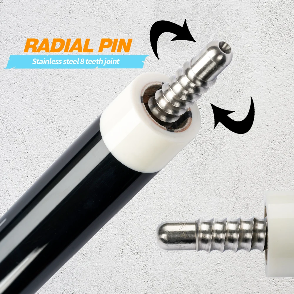 KONLLEN Biliard Carbon Fiber 3 Cushion Carom Cue Stick Technology 3 Cushion Cue Billiard Cue Carbon Fiber Shaft Kit 142cm 큐