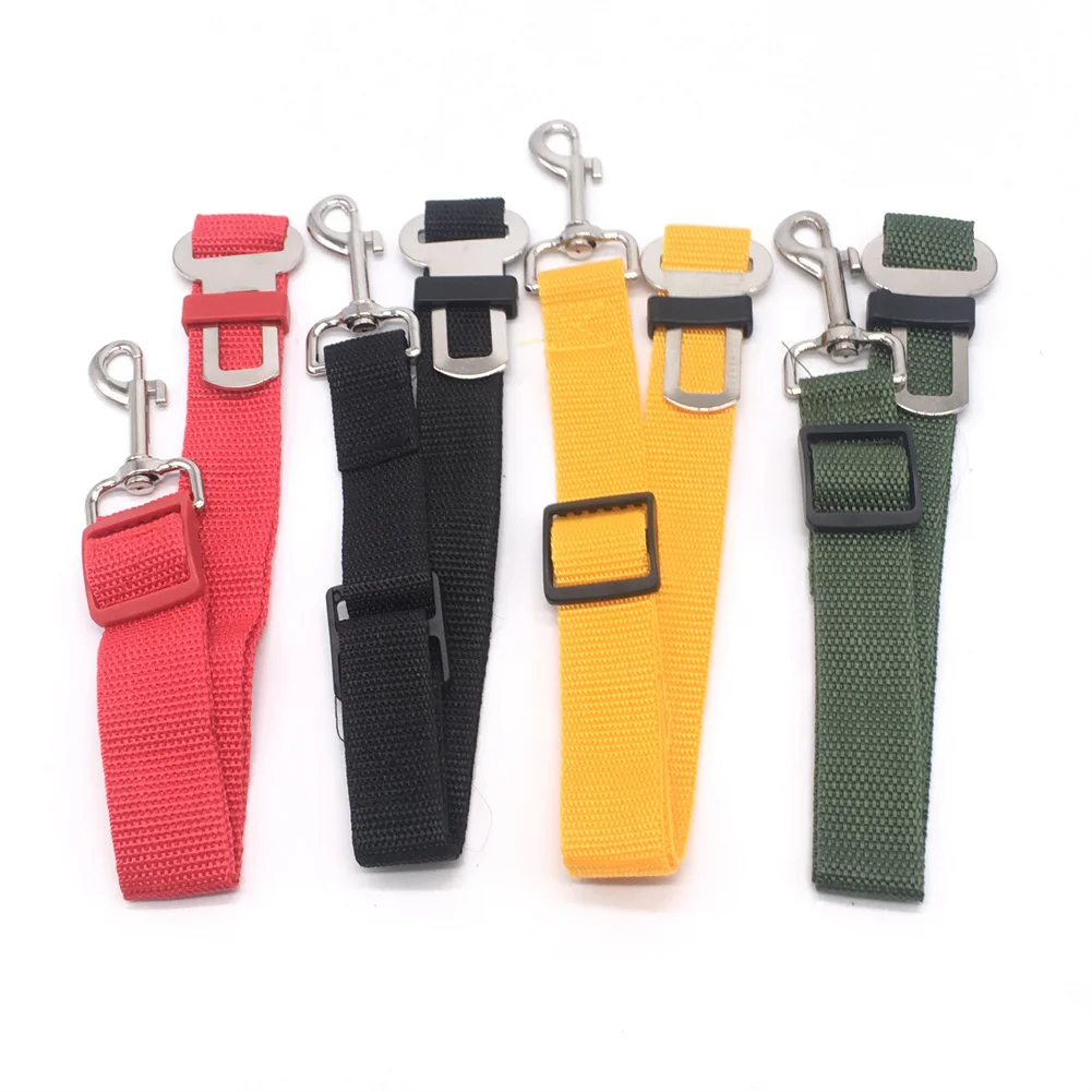 

Dog Collars Leads Vehicle Car Dog Seat Belt Pet Dogs Car Seatbelt Harness Lead Clip Safety Lever Auto Traction Pet Supplies