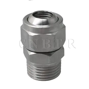 

CNBTR Shower Swivel Ball Adapter Adjustable 1/2 Male to 1/4 Female Thread