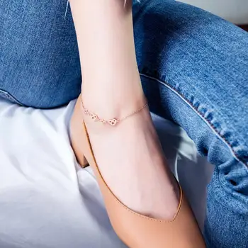 

Ankle bracelet anklets for women 20pcs jewelry rose gold jewellery beach accessories foot bulk items wholesale fast shipping usa