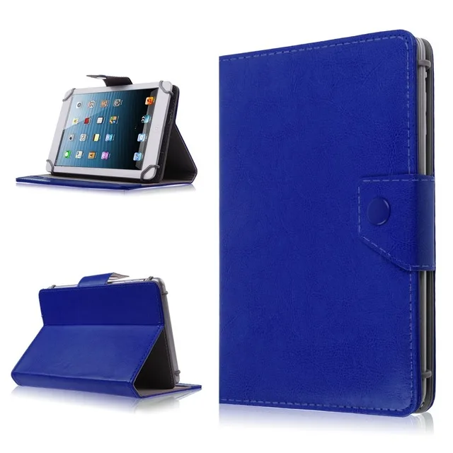 Универсальный чехол для планшета 10,1 дюйма Alcatel OneTouch 3 T/1 T/POP 4/A3/Plus/PIXI3/Pop 10 Магнитный чехол с слотом для карт+ ручка - Цвет: STYLE 2-DARK BLUE