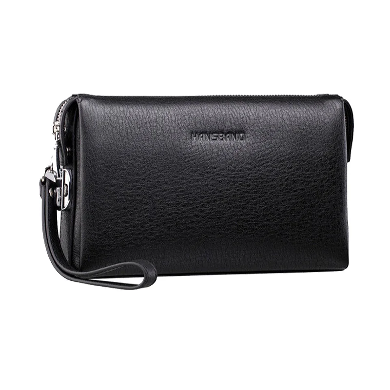 

Luxury Men's Wallets Leather Solid Wallet Men Cow Leather Glossy Texture Wallet Turkey Design Man Handbag Card Holder Male Purse