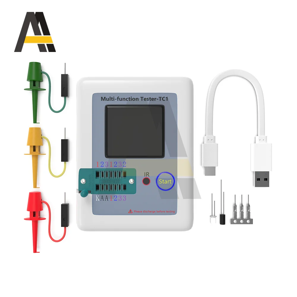 LCR-TC1 LCR-TC2 TC-T7-H LCR-T7 wyświetlacz LCD tranzystor Test trioda dioda TFT kondensator wielometrowy rezystor NPN PNP MOSFET