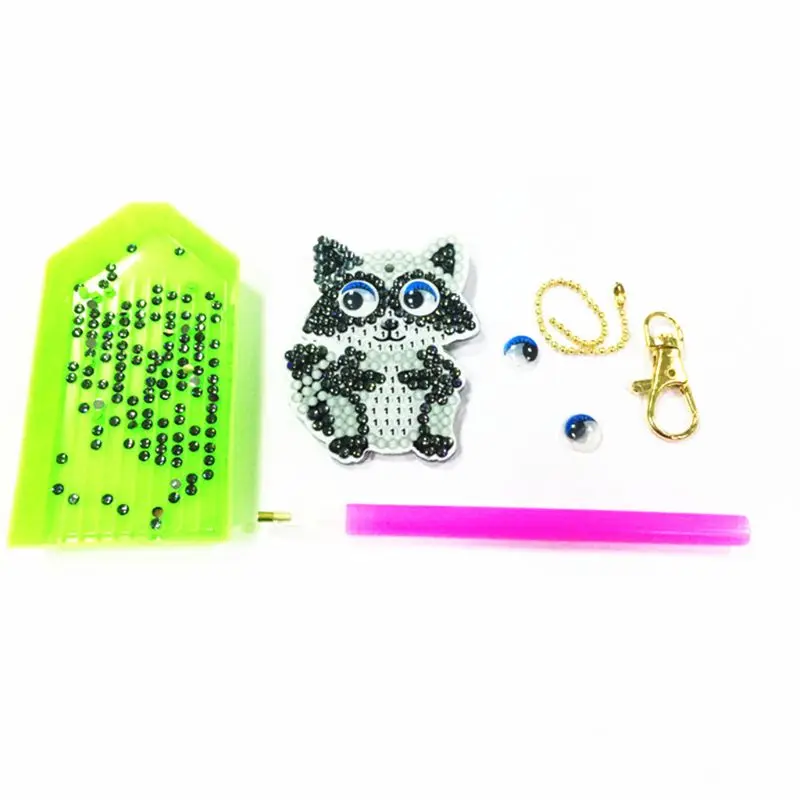 Мультфильм животных картина Алмаз Брелок Подвеска Декор DIY Детская игрушка подарок
